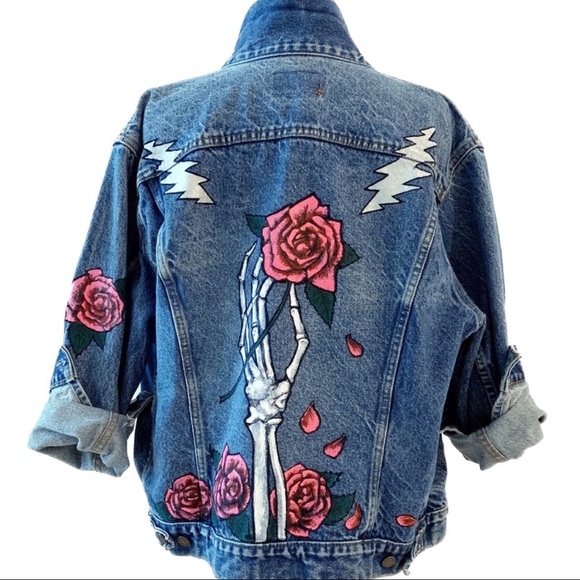 Levi's Jackets & Blazers - Vintage Levi's Hand Painted Grateful Dead Jacket